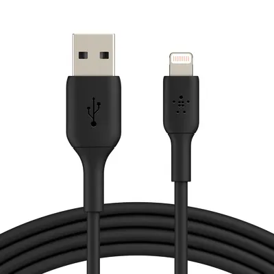 BELKIN Kabl USB-A na Lightning CAA001BT2MBK 2m/ crna