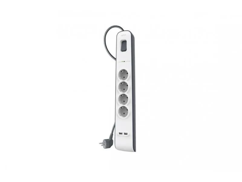 BELKIN Produžni kabl 4 +2, 2m, crno/bela
