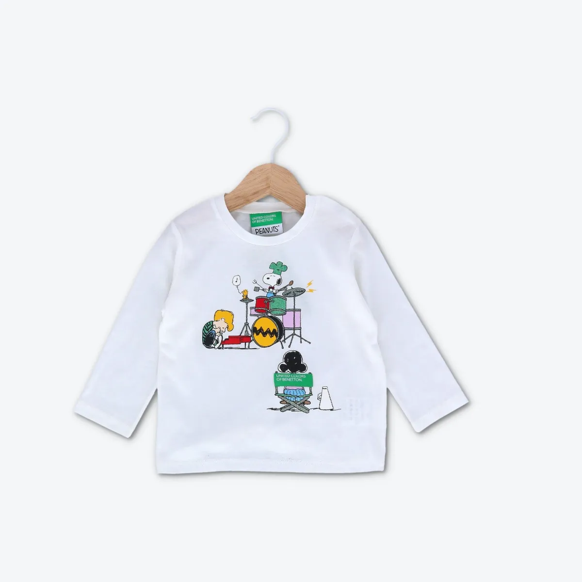 BENETTON Majica sa dugim rukavima 3VR5C14YE-074