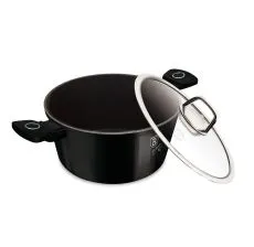 BERLINGER HAUS Šerpa sa poklopcem 20cm Black Vantage collection BH-8224S