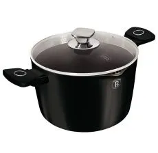 BERLINGER HAUS Šerpa sa poklopcem za kuvanje testa 24cm Black Vantage collection BH-8275S