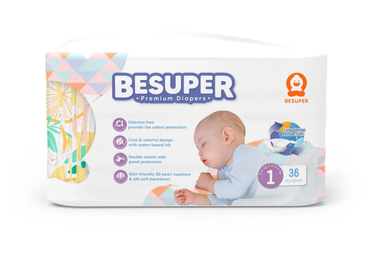 BESUPER Premium Pelene 1 (NB, 2-4 kg) 36 kom