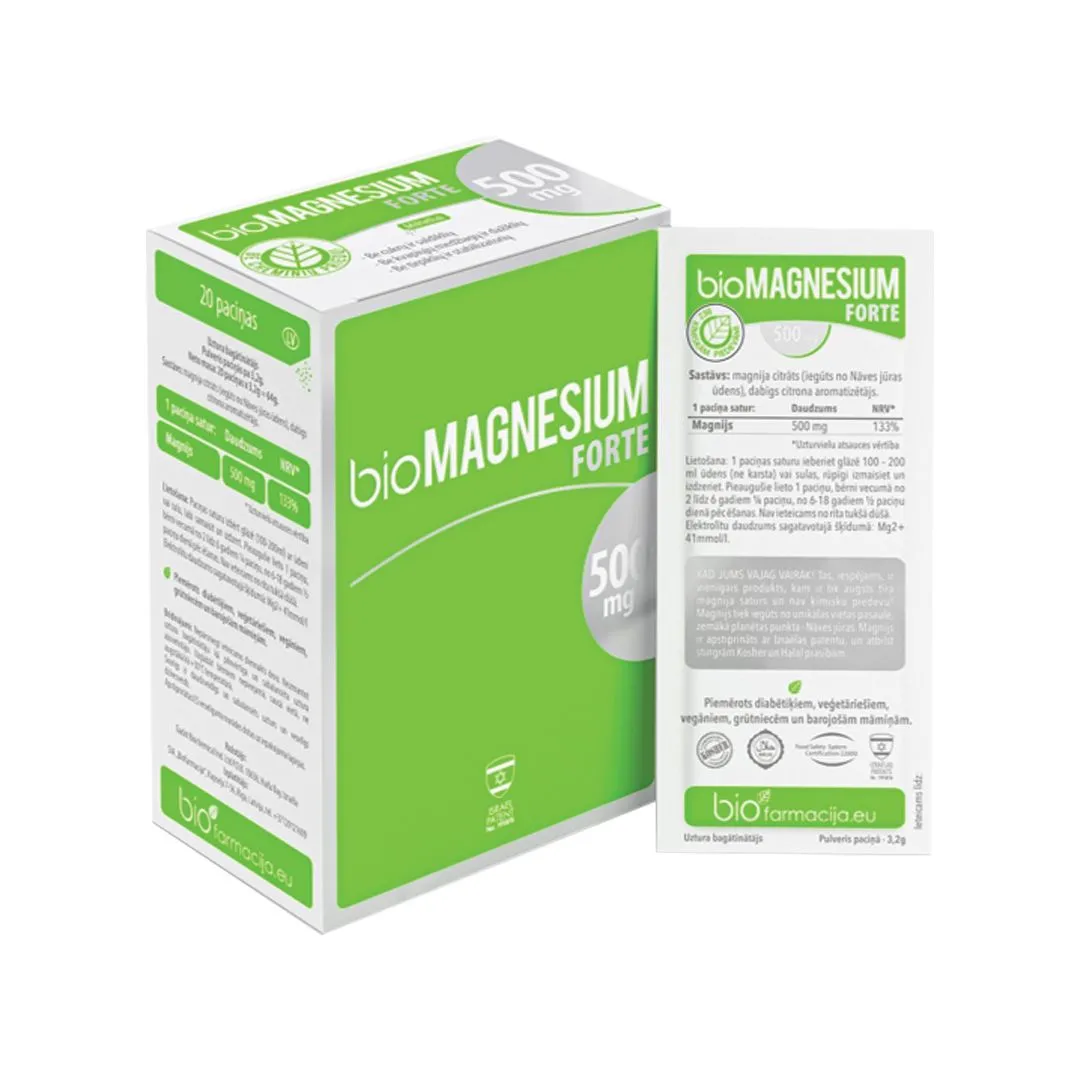 bioMAGNESIUM forte 500 mg, 20 kom
