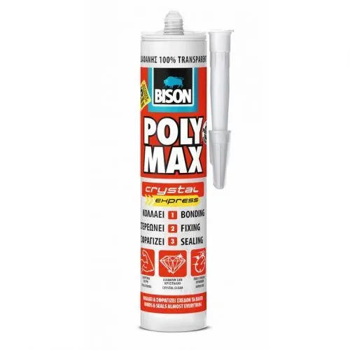 Bison Poly max crystal TRANSPARENTI 300g