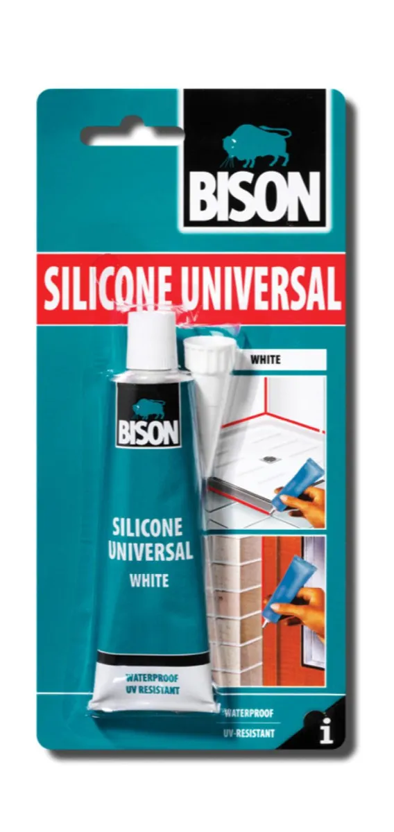 BISON Silicone Universal White Crd 60 ml 101125