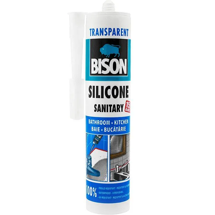 BISON SILIKON SANITARNI TRANSPARENTNI 280 ml