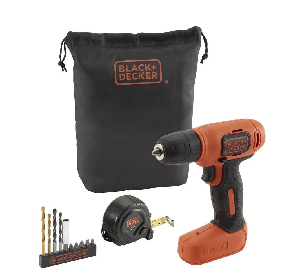 BLACK & DECKER Aku bušilica set 7.2V BDCD8GPA
