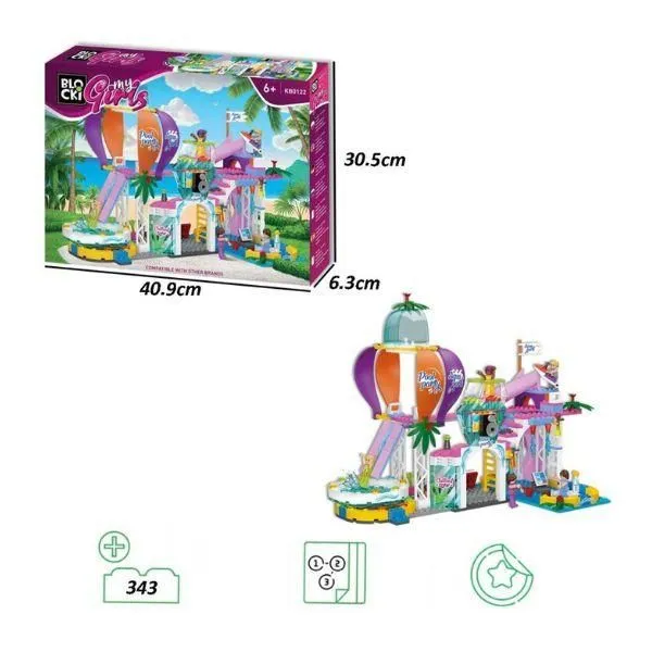 BLOCKI Kocke Akvapark 343 dela