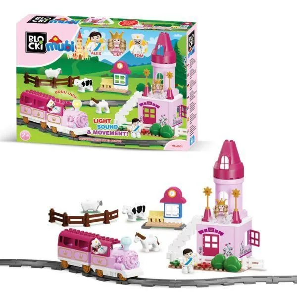 BLOCKI Kocke Mubi zamak i voz 85 dela