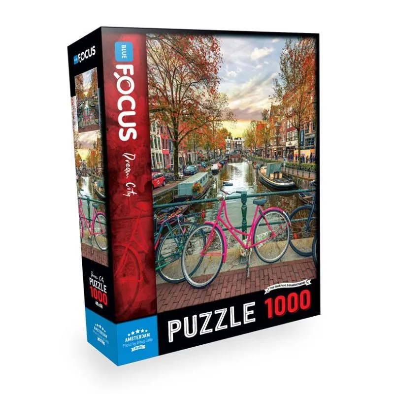 BLUE FOCUS Puzzle Amsterdam – 1.000 delova