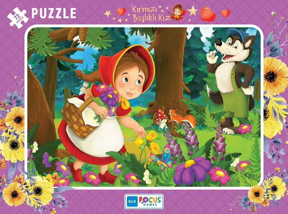 BLUE FOCUS Puzzle Crvenkapa -72 delova
