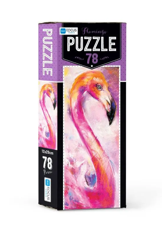 BLUE FOCUS Puzzle Flamingo – 78 delova