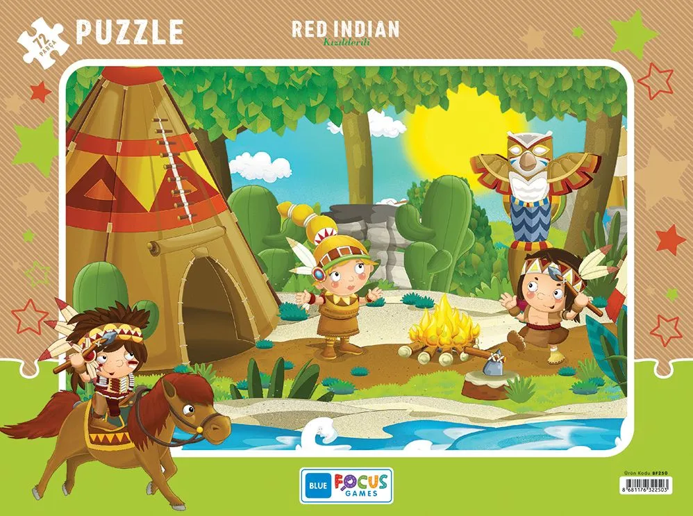 BLUE FOCUS Puzzle Indijanac – 72 delova