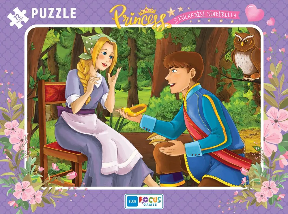 BLUE FOCUS Puzzle Pepeljuga – 72 delova