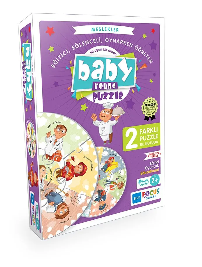 BLUE FOCUS Puzzle Puzzle za bebe Poslovi 1/2 - 6 delova