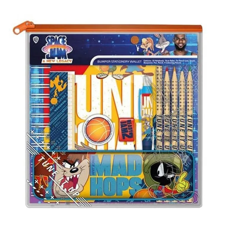 BLUE SKY Space Jam Bumper Stationery Set (Square)