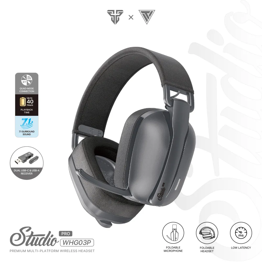 Bluetooth slušalice Fantech WHG03 PRO Studio Pro sive