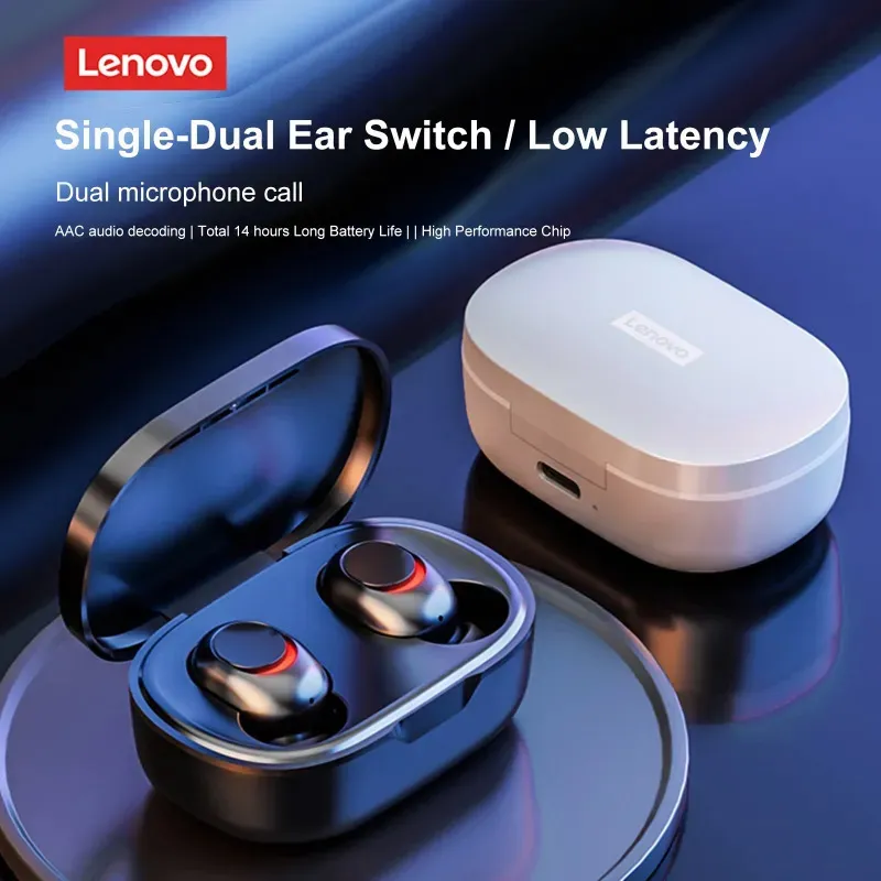 Bluetooth slušalice Lenovo thinkplus Earbuds PD1X crne