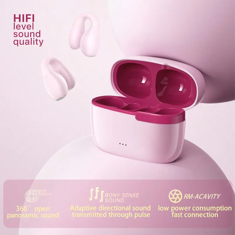 Bluetooth slušalice REMAX Enchanter Series CozyBuds W11 roze