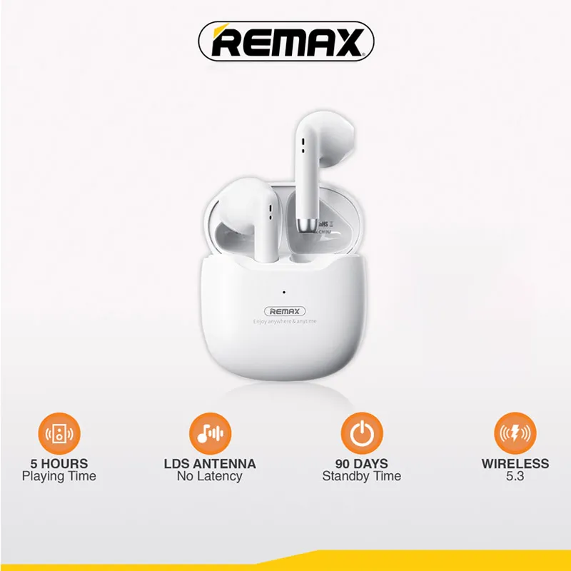 Bluetooth slušalice REMAX Marshmallow Series TWS-19 crne