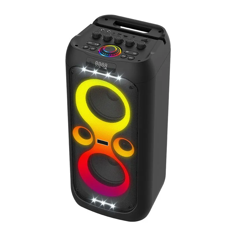 Bluetooth zvučnik BKK K6501C sa dva mikrofona, crna