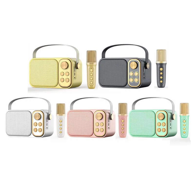 Bluetooth zvučnik karaoke set sa mikrofonom YS-103 crni