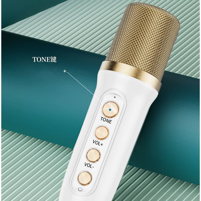 Bluetooth zvučnik karaoke set sa mikrofonom YS-103 roze