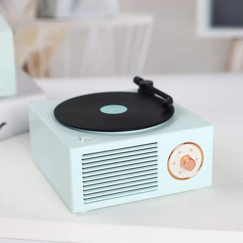 Bluetooth zvučnik Retro Vintage 3D plavi