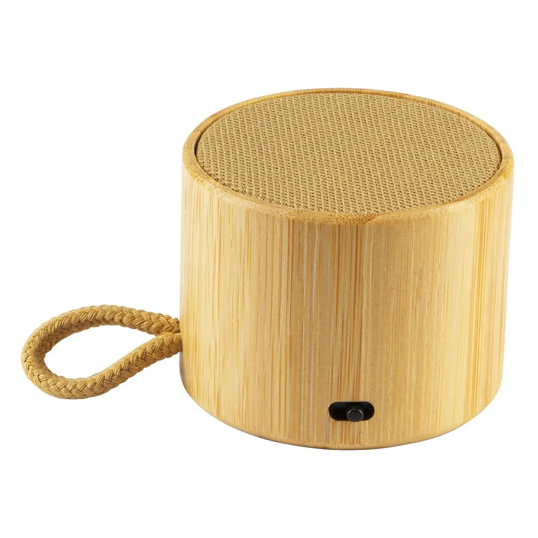 Bluetooth zvučnik TEMPO 3W od bambusa – Bluetooth 5.3/ 300 mAh/ bež
