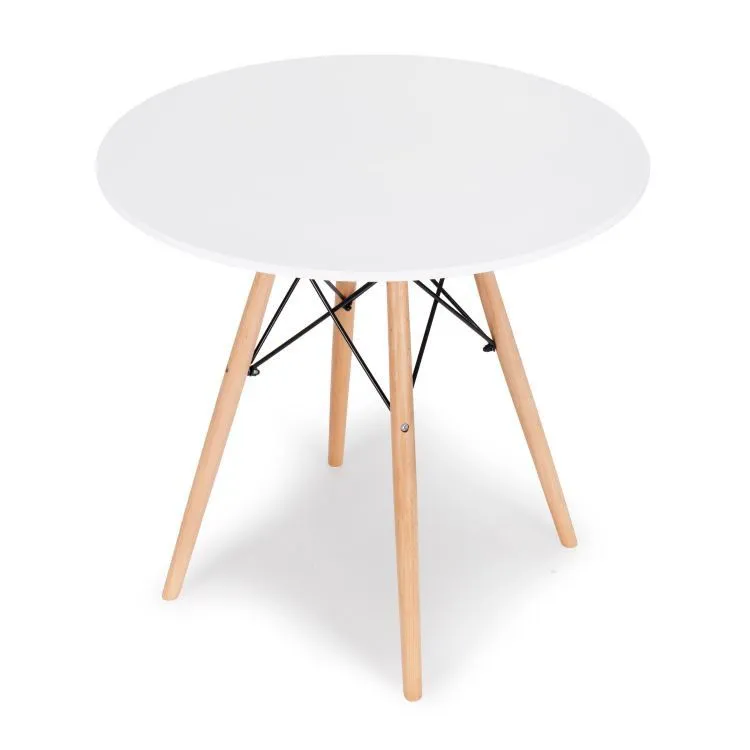 BOLZZ Torino okrugli sto 80 cm white