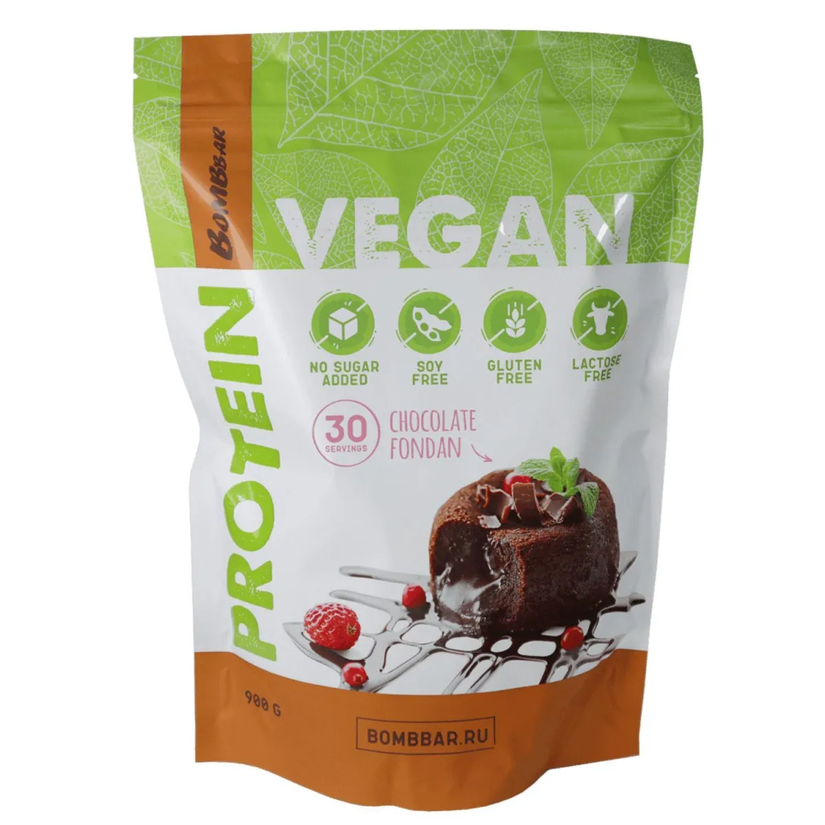 BOMBBAR Vegan Protein šejk Čokoladni mafin 900g