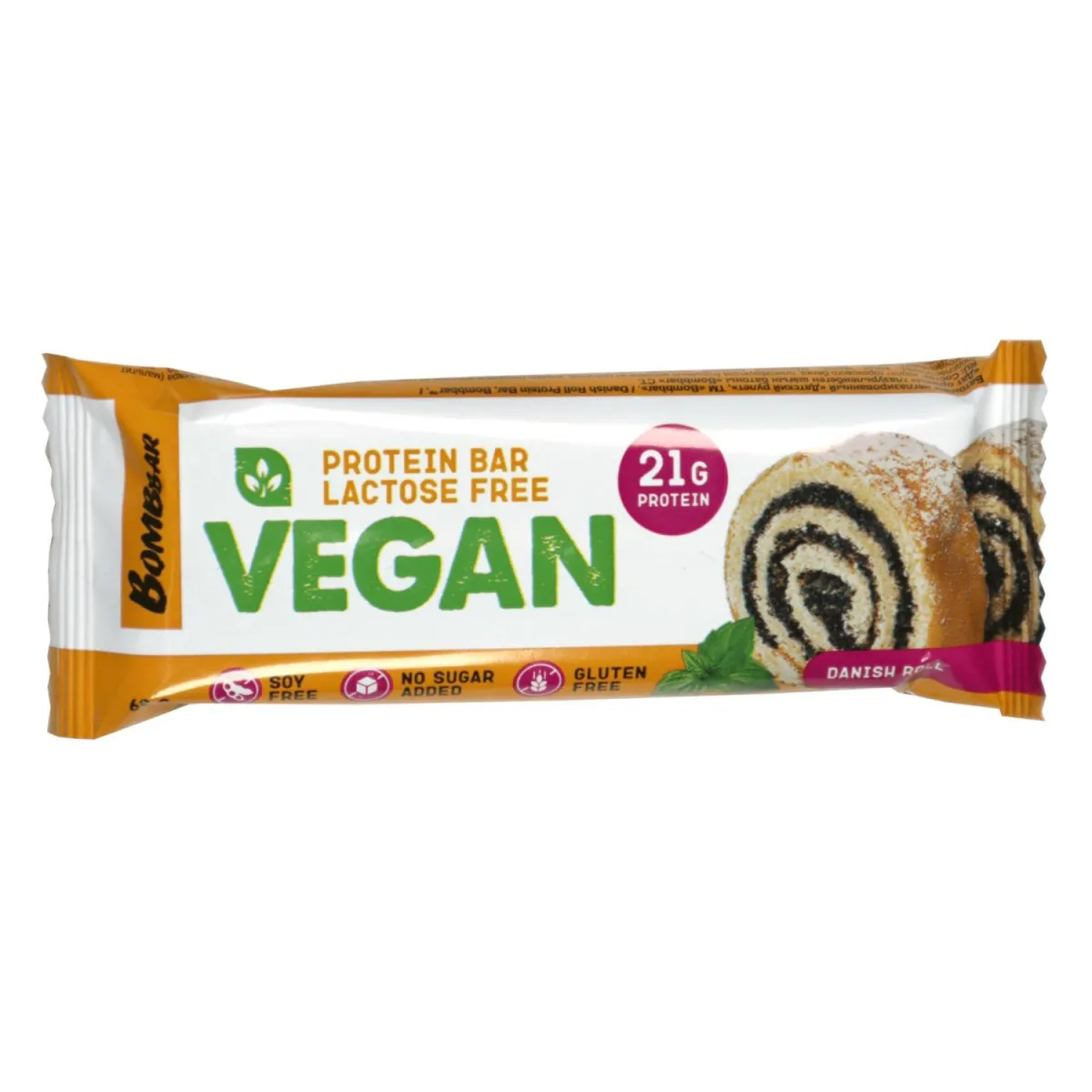 BOMBBAR Vegan proteinski bar Danski Rol 60g