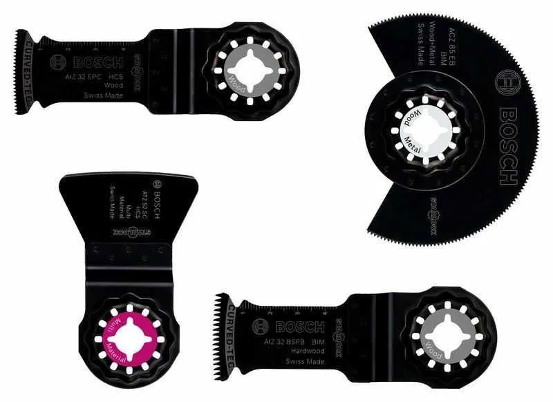 BOSCH 4-delni set za pod/ugradnju ACZ 85 EB (1x); AIZ 32 BSPB (1x); AIZ 32 EPC (1x); ATZ 52 SC (1x)