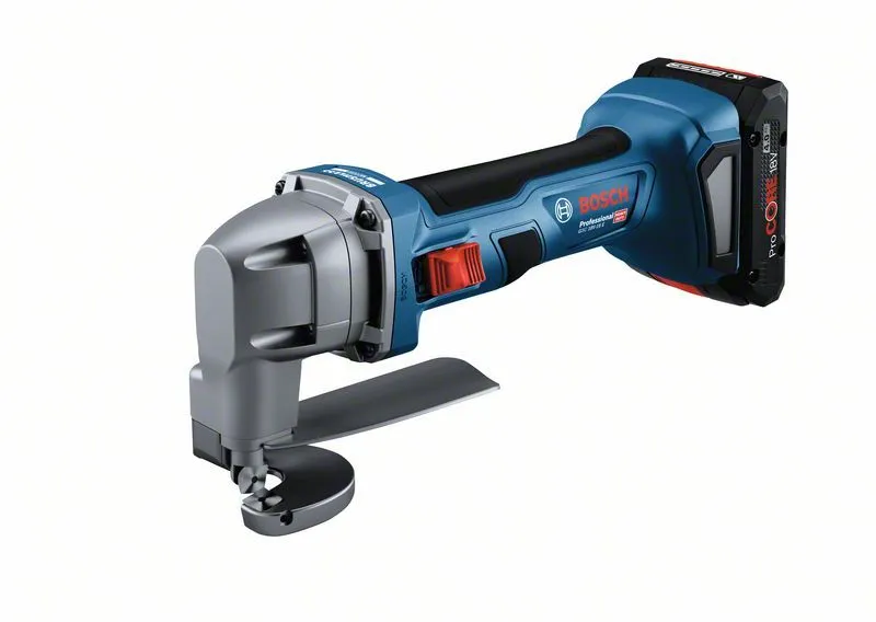 BOSCH Aku makaze za lim GSC 18V-16 E u L-BOXX 136 sa 2 x 4/0 Ah ProCORE18V Li-ion / brzi punjač