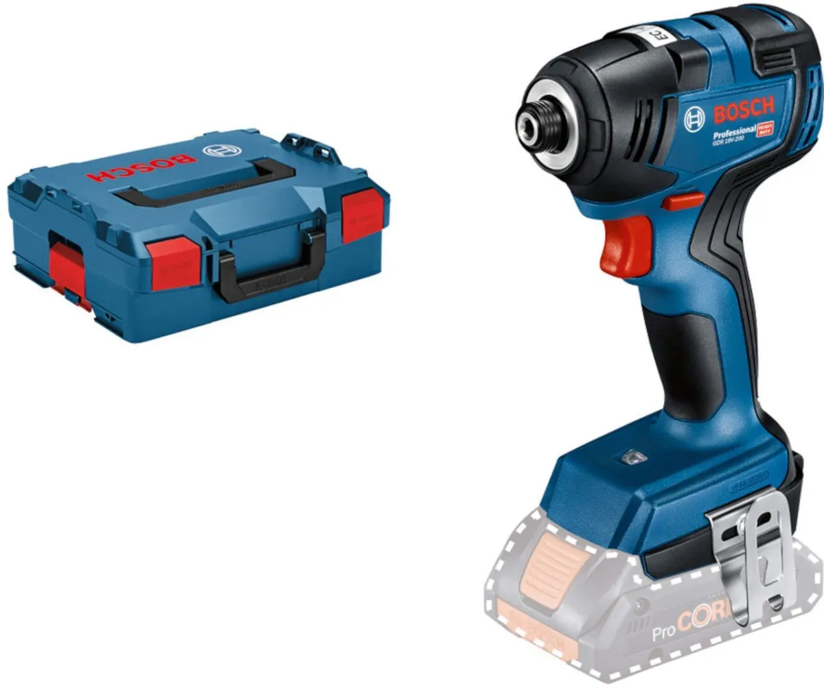BOSCH Aku udarni odvrtač GDR 18V-200, SOLO u L-BOXX 136