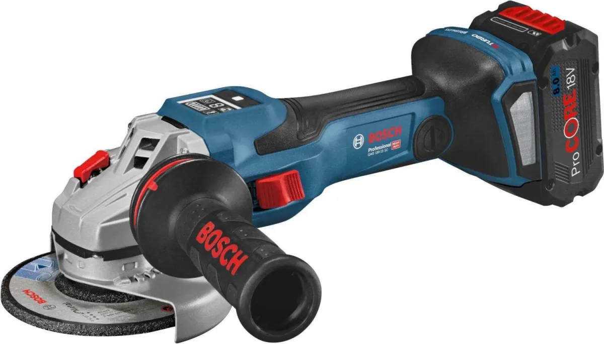 BOSCH Akumulatorska ugaona brusilica GWS 18V-15 SC, 125mm, 2x8.0Ah