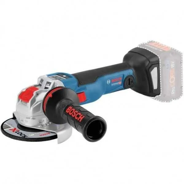 BOSCH Akumulatorska ugaona brusilica GWX 18V-10 PSC Solo/ 125mm/ X-LOCK/ L-Boxx