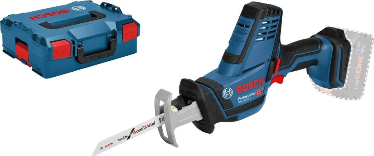 BOSCH Akumulatorska univerzalna-recipro testera GSA 18V-LI C + L-Boxx kofer