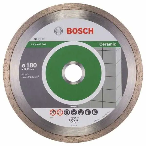 BOSCH Dijamantska rezna ploča Standard for Ceramic 180x22,23x1,6x7 mm