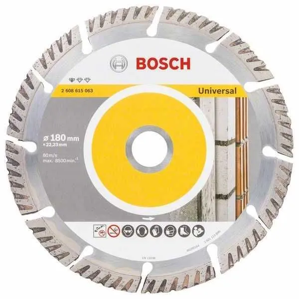 BOSCH Dijamantska rezna ploča Standard for Universal 180x22,23x2.4 segmenti 10mm
