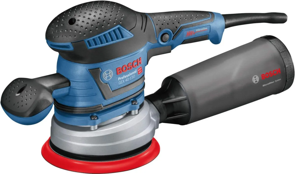 BOSCH Ekscentar brusilica GEX 40-150, 400W, u kartonskoj kutiji sa brusnim tanjirom