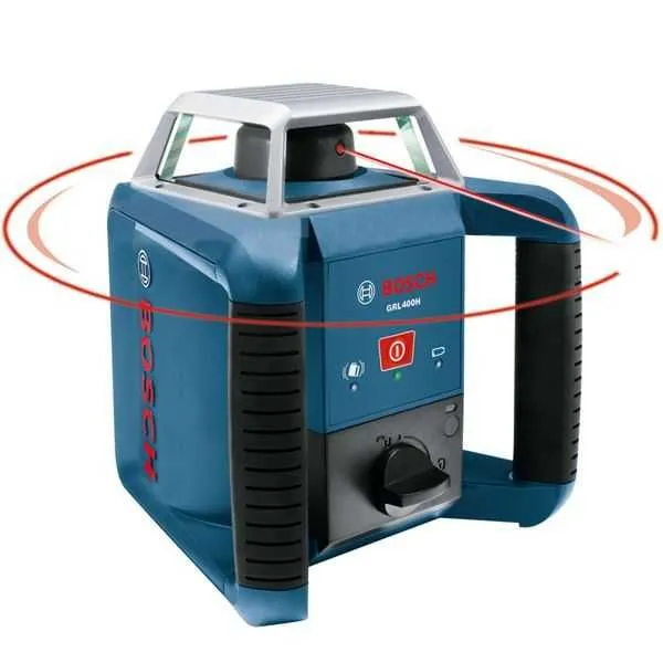 BOSCH Rotacioni laser GRL 400 H + LR 1 prijemnik, u koferu