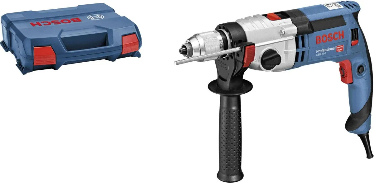 BOSCH Vibraciona bušilica GSB 24-2, 1.100W, L-Kofer