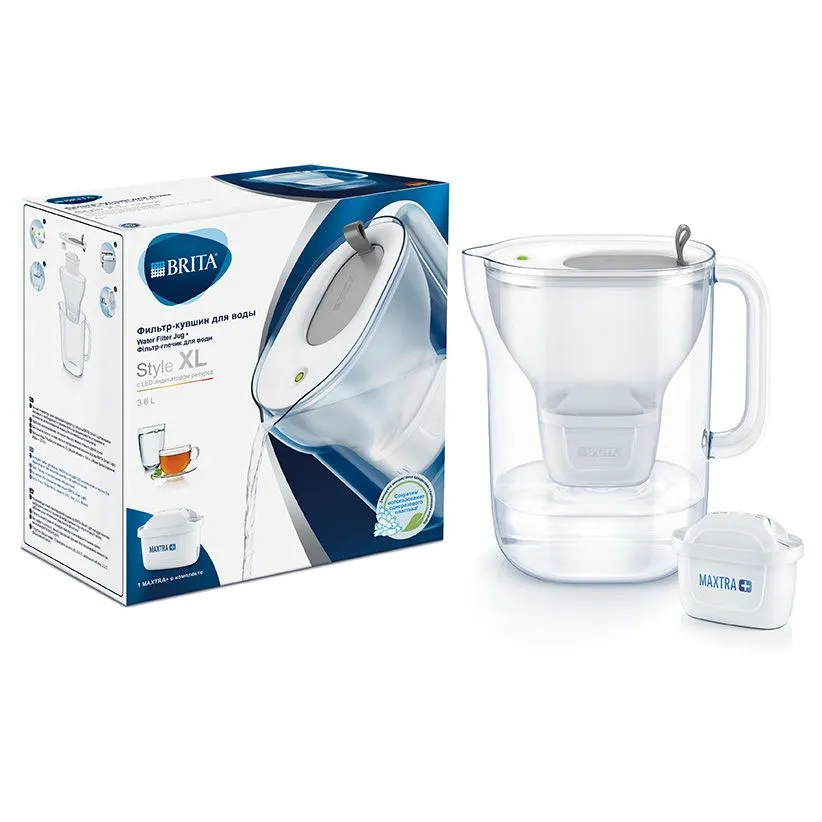BRITA Bokal za filtriranje vode Style 3,6 XL