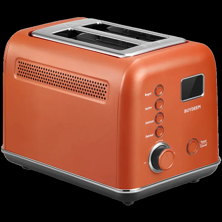 BUYDEEM 2 Slice Automatic Metal Toaster/ model DT730E/ color Koi Red/ EU