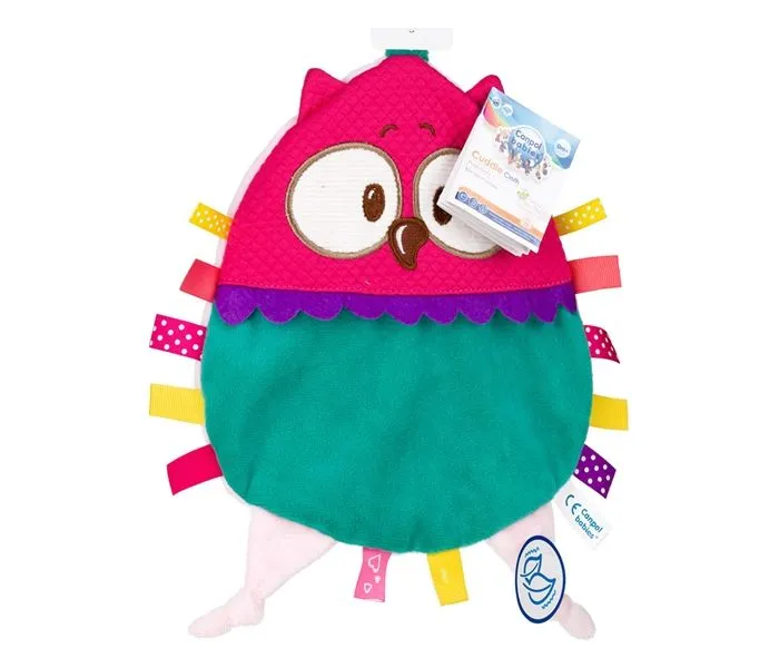 CANPOL BABIES PLISANA IGRACKA Forest Friends (0m+) - PINK OWL 68/045