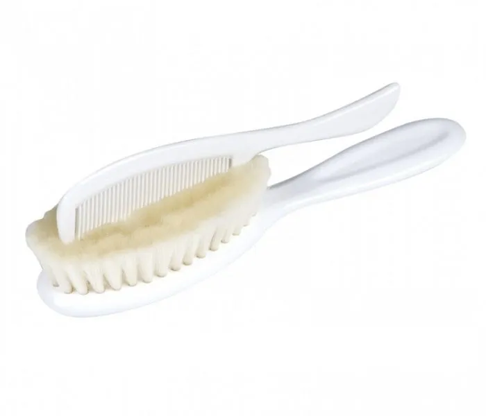 CANPOL Češalj i četka za bebe - soft 2/417 " Transparent"