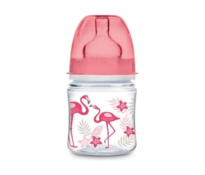 CANPOL Flašica za bebe sa širokim vratom 120 ml, pp - "Easystart"- 32/226 "Džungla"