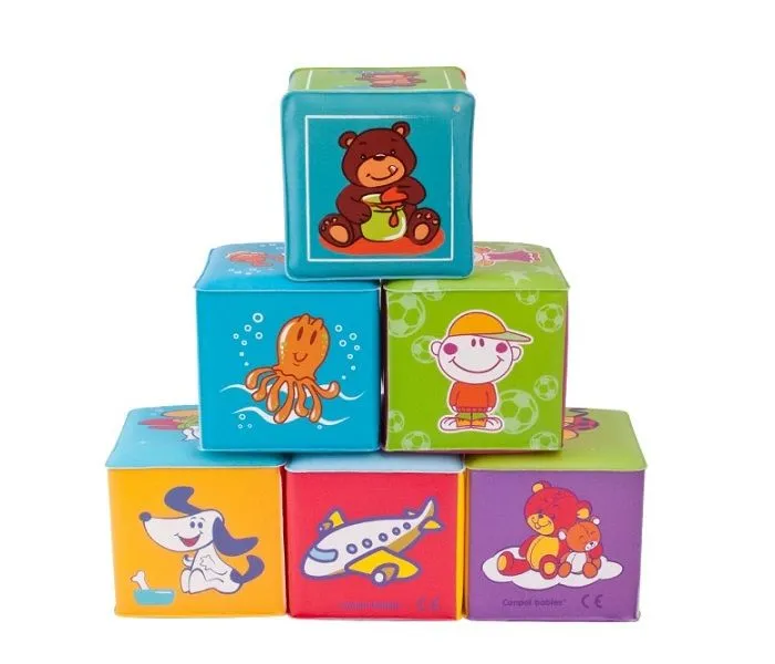 CANPOL Igračka mekane kocke pvc 2/817 6 komada