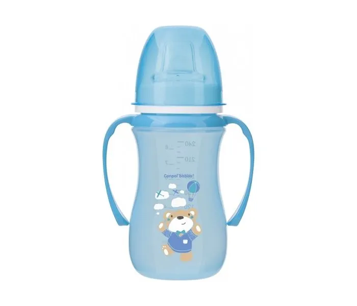 CANPOL Šolja 240 ml 35/208 "Easystart" - "Meda" - plave boje